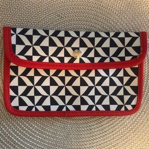 CUTE PINK/MARINE BLUE/WHITE CLUTCH